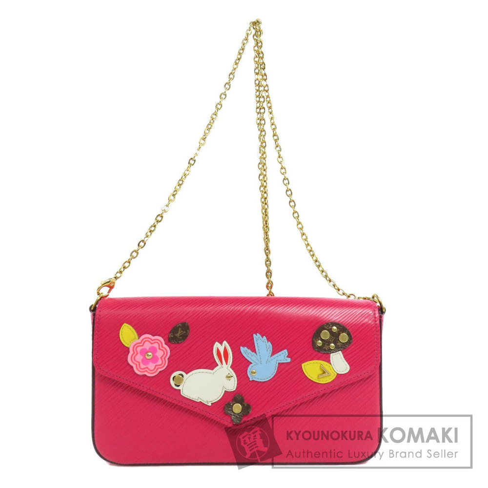 Louis Vuitton Pochette Felicie Shoulder Bag Epi Leather